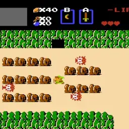 The Legend of Zelda (NES) playing in Wecade