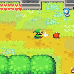 The Legend of Zelda - The minish cap (GameBoy Advance) playing in Wecade