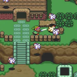 The legend of Zelda - A link to the past (SNES) playing in Wecade
